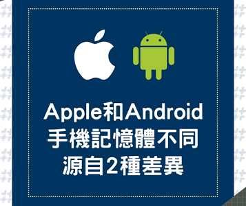 为何iPhone內存只需4GB而安卓机却要18GB？ 全因这2种差异