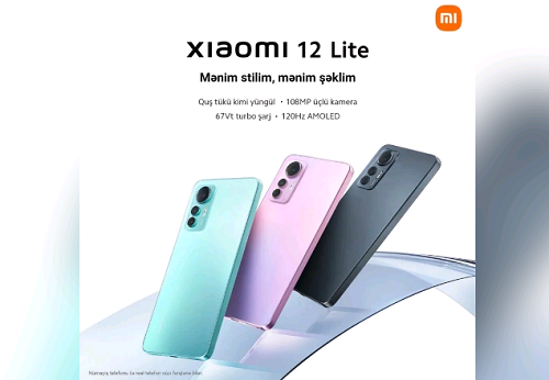 小米在国际市场推出中阶手机Xiaomi 12 Lite