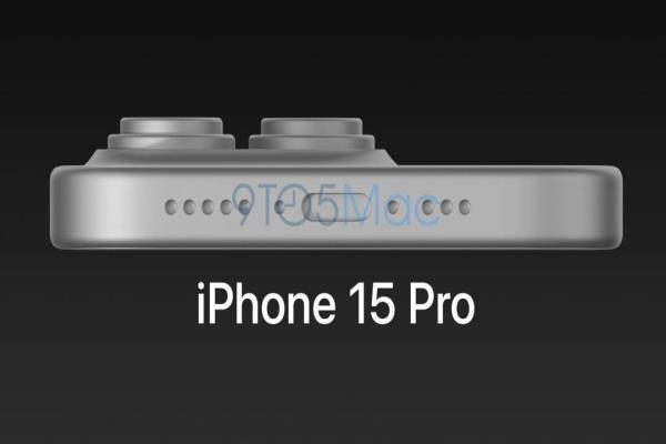 iPhone15Pro系列CAD渲染图。