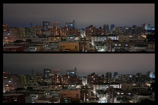 夜景实测。