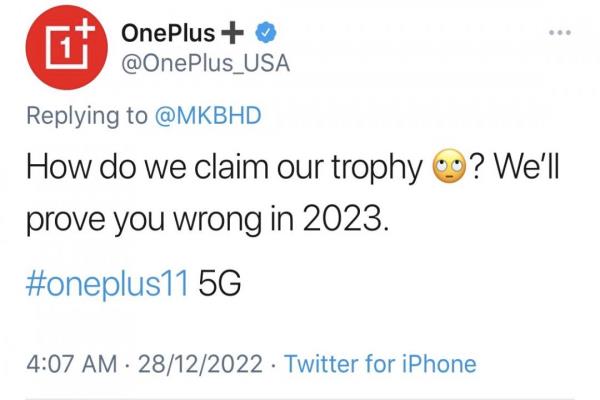 OnePlus官方被抓包用iPhone发文。