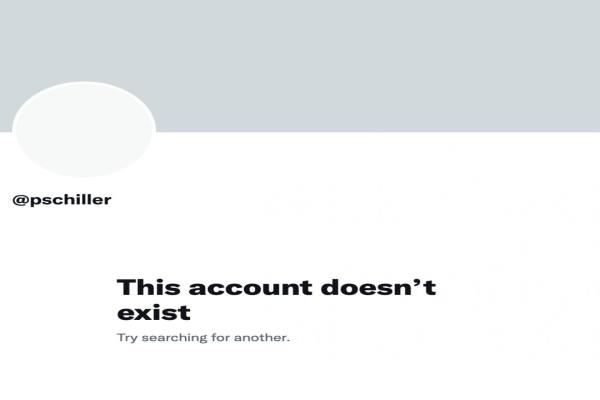 PhilSchiller推特帐号显示关闭。