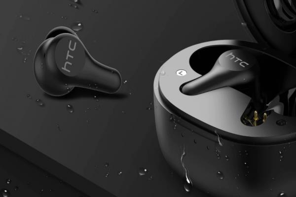 HTC推出首款真无线降噪蓝牙耳机，采用短握柄与入耳式设计，具IPX5抗汗抗水。
