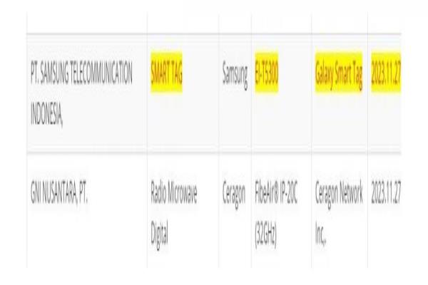 三星一款名为“GalaxySmartTag”的神秘装置，近日获得印尼电信认证。