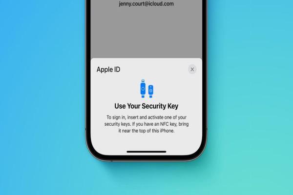 iOS16.3第二个测试版，增添一个全新功能，就是AppleID将可使用第三方安全金钥装置，提升资安防护性。