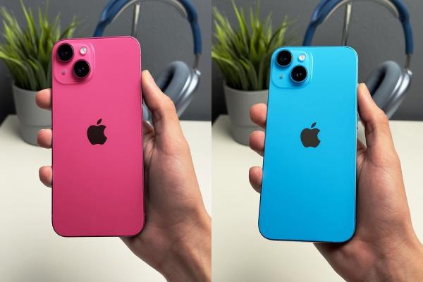 外传苹果平价版iPhone15系列将有粉红色与蓝色，且全面配置动态岛的挖孔萤幕设计，但却少了2个功能，引起热议。