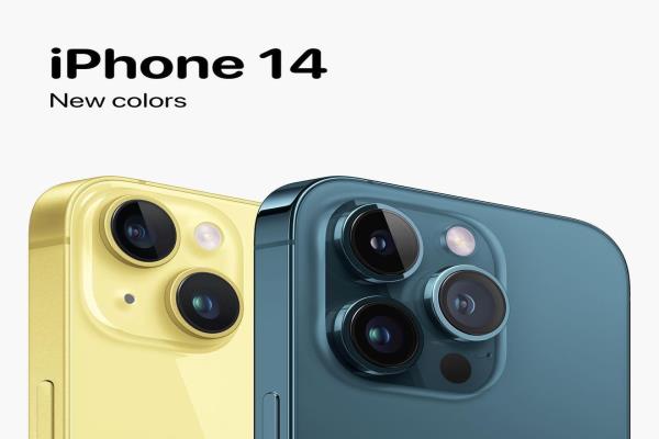 除了平价版iPhone14可能有黄色，iPhone14Pro系列也传出将有“蓝绿色”新色。
