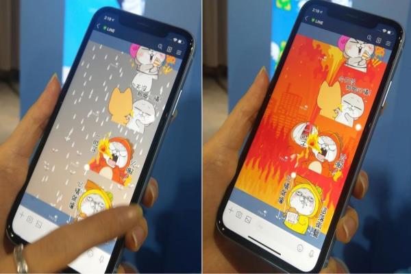 一键让 LINE 聊天室背景动起来！7款全新动态“特效贴图”登场