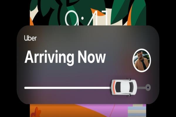 Uber预约叫车进度已经可在升级iOS 16的iPhone屏幕上锁画面直接显示