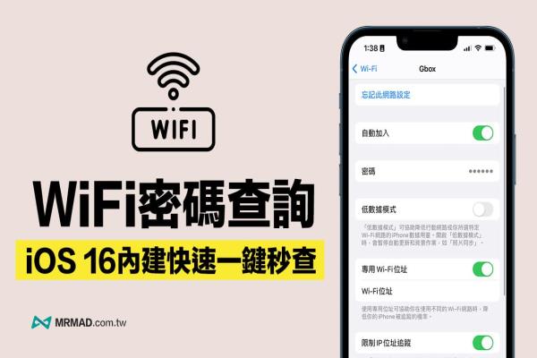 iPhone 如何查询已连线WiFi 密码？iOS 16 内建查看技巧