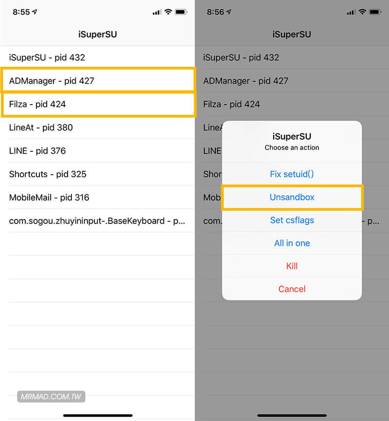 解决Filza和AppDataManager闪退，适用rootlessJB越狱
