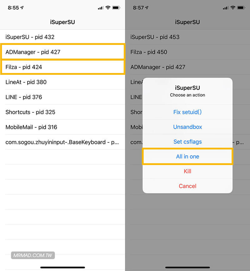 解决Filza和AppDataManager闪退，适用rootlessJB越狱