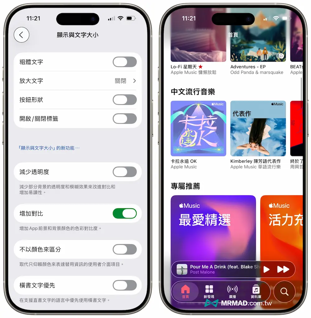 辅助对比调整