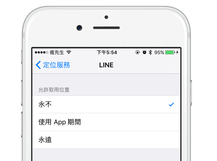 关闭定位服务
