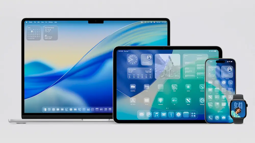 apple liquid glass design a16