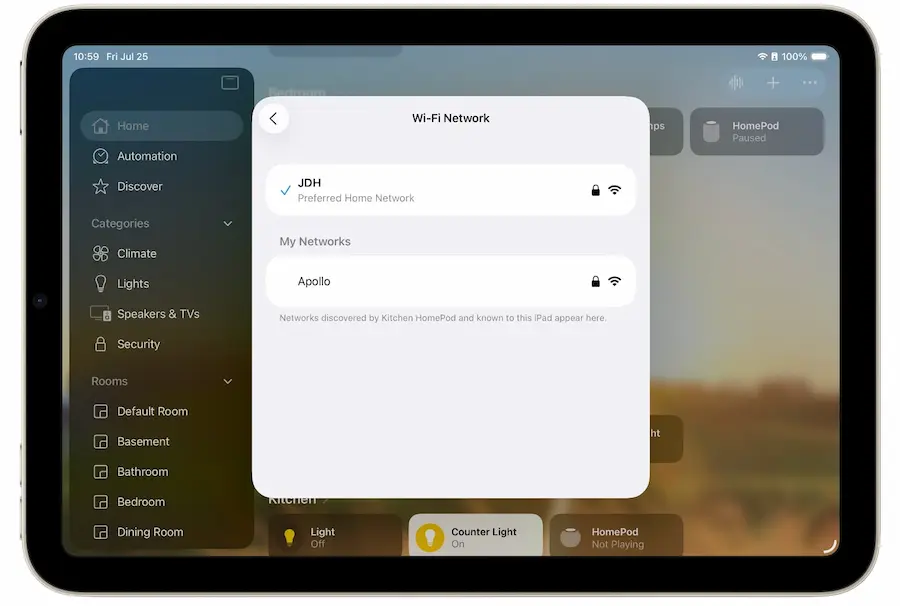 HomePod 26可手动切换Wi-Fi网络