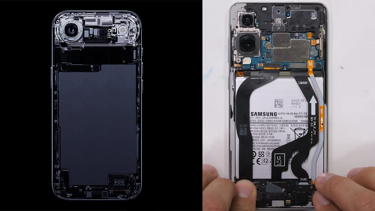 iPhone 17 Air拆解重点解析：大胜S25 Edge成上最薄最耐用的iPhone手机